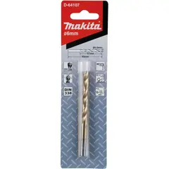 Сверло по металлу 6х57x93 мм HSS-TiN Makita D-64107
