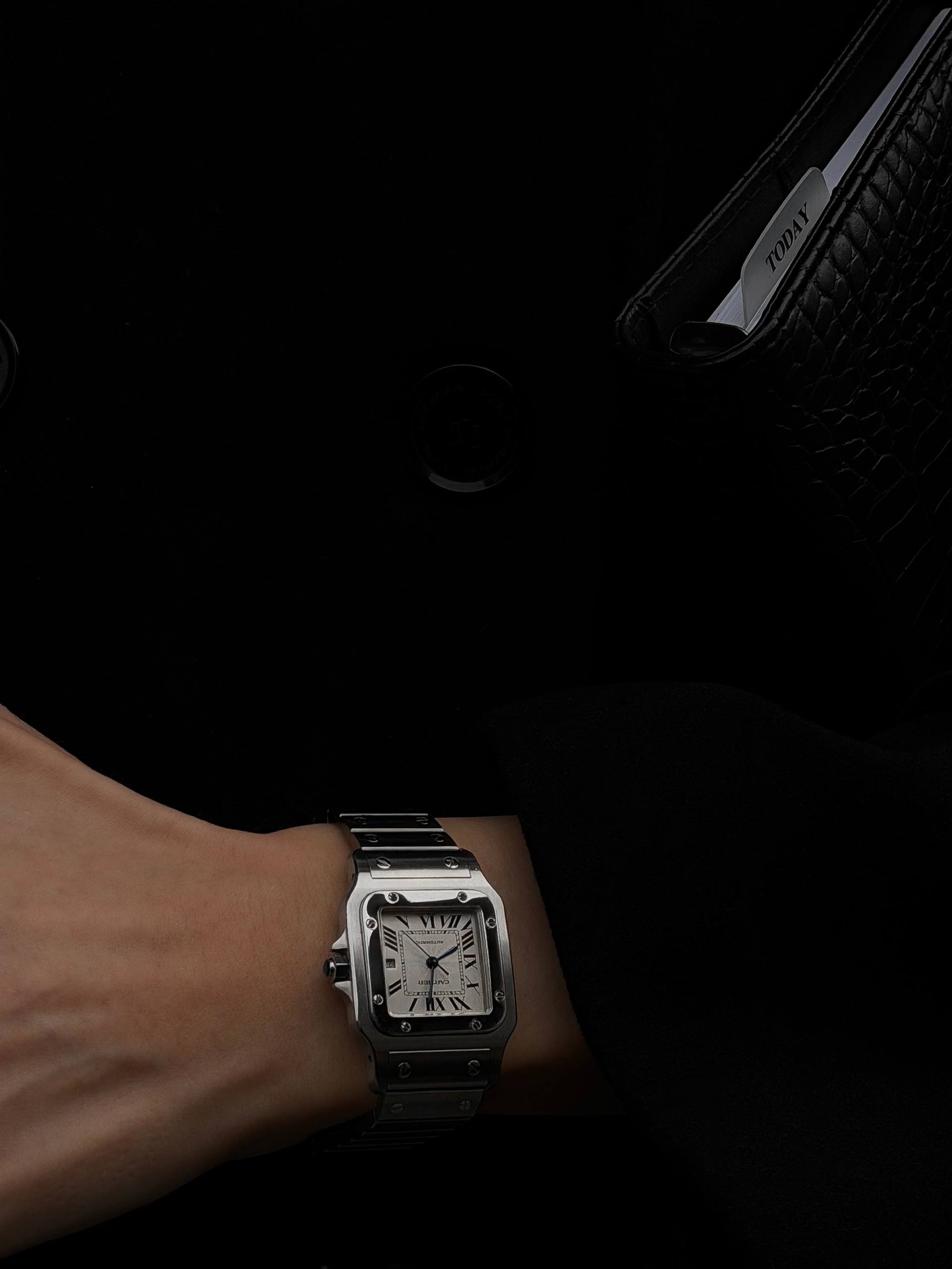 Часы Cartier Santos Medium — фото 7