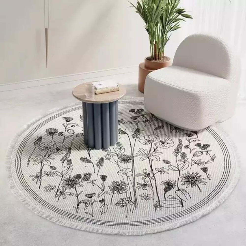 Коврик прикроватный круглый 120х120 см