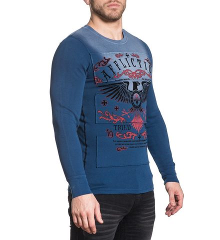 Affliction | Пуловер мужской TRIED EAGLE A16862 правый бок