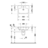 Duravit DuraStyle 858300000 Полупьедестал для раковины, цвет белый