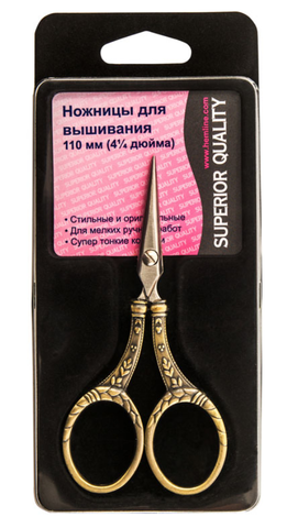 Ножницы винтаж бронза 11 см Hemline арт 341