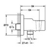 GROHE BauEdge 124897 Комплект гигиенического душа со смесителем 124897