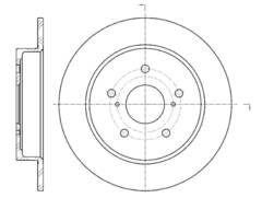 Диск тормозной G-brake  GR-01706