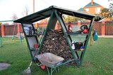 Садовый органайзер - дровница GreenStorage зелёный