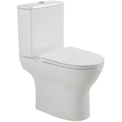 BelBagno BB045CPR/BB045/051SC Унитаз-компакт безободковый, цвет: белый фото