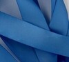 Лента сатиновая, ш. 3,8 см, тёмно-голубой