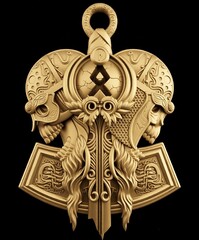 Силиконовый молд Скандинавский Оберег