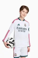 Футболка с длинными рукавами adidas Real Madrid 26/27 Home Junior - белый