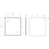 Cezares CZR-SPC-INT-800-900-LED-TCH-WARM-BORO INTERNI Интерьерное зеркало с контурной подсветкой, сенсорным выключателем и подогревом, 12V, 800x900, Браширова