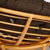 Кресло Папасан (Papasan 23/01 W)/с подушкой и ремешками/ (Honey (Мед)-коричневый