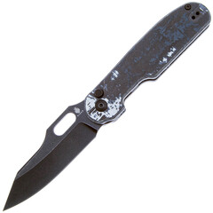 Фото Складной нож Kizer Cormorant Blackwash, сталь CPM S90V, рукоять карбон