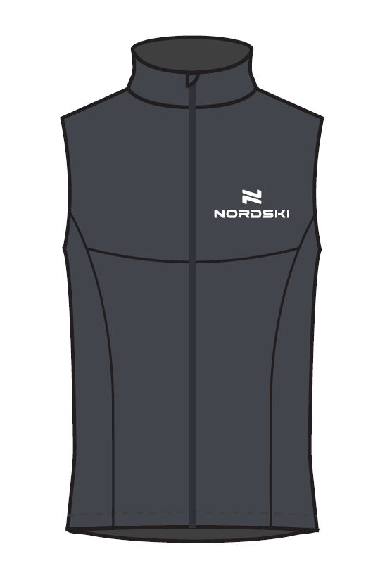 Nordski Motion мужской лыжный жилет graphite - 3