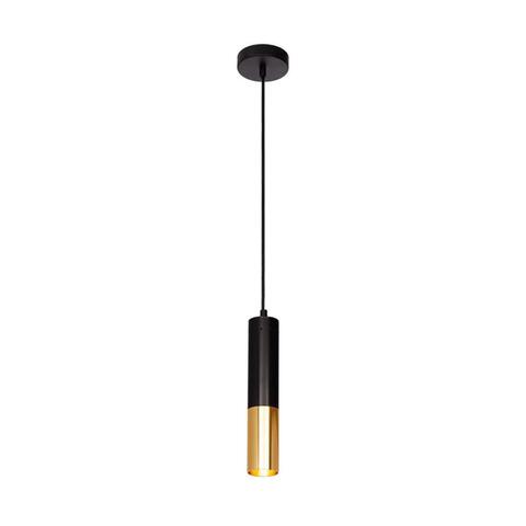 Люстра Ike Suspension черная-Gold 1 диаметр 5.5см.