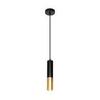 Люстра Ike Suspension черная-Gold 1 диаметр 5.5см.