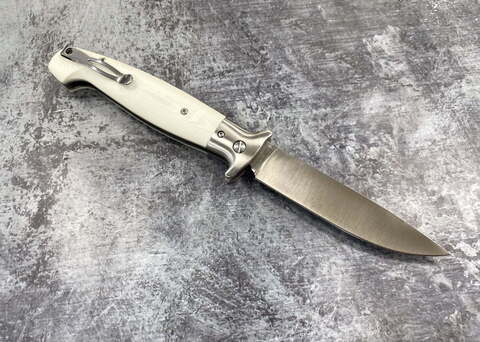 Нож Страйк, White,D2, Steelclaw