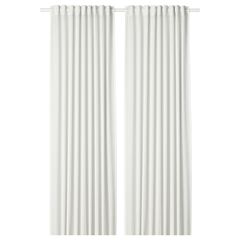 Комплект штор IKEA HILJA (ХИЛЬЯ), Белый, 145x250 см, 2 шт