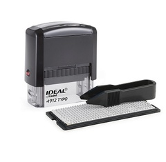 Ideal 4912 typo самонаборный штамп 47х18мм, 4 строки
