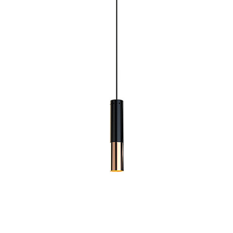 Люстра Ike Suspension черная-Gold 1 диаметр 5.5см.