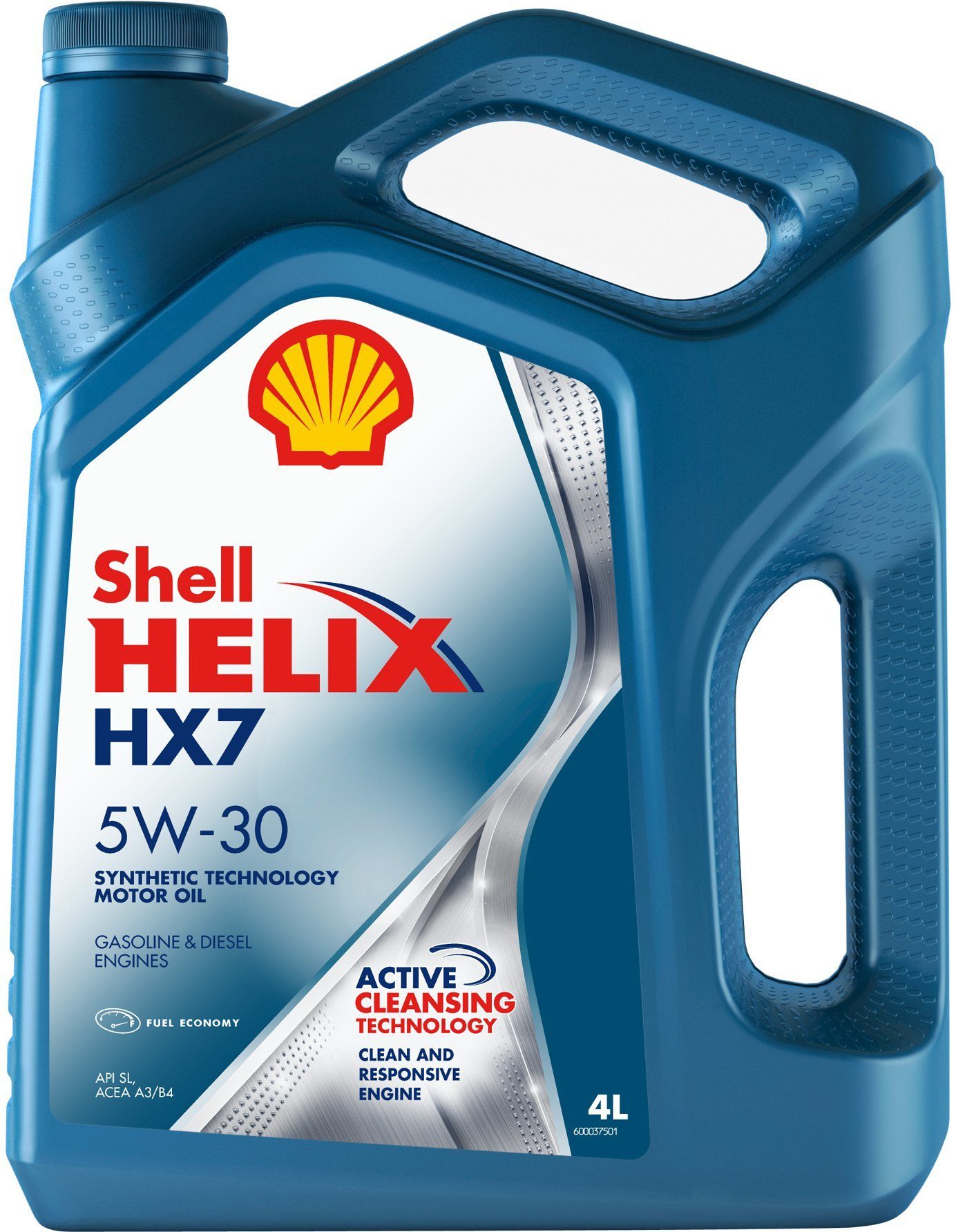 Моторное масло Shell Helix HX7 5W30 полусинтетическое 4л