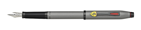 Ручка перьевая Cross Century II, Ferrari Gray Satin Lacquer, F (FR0086-129FS)