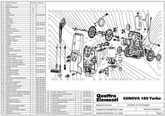 Ось QUATTRO ELEMENTI GENOVA180Turbo колеса (242-342-010)