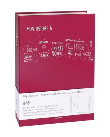 Ручка шариковая Caran d'Ache 849 Office LE 2017 My History Purplish Red (CC0849.016)