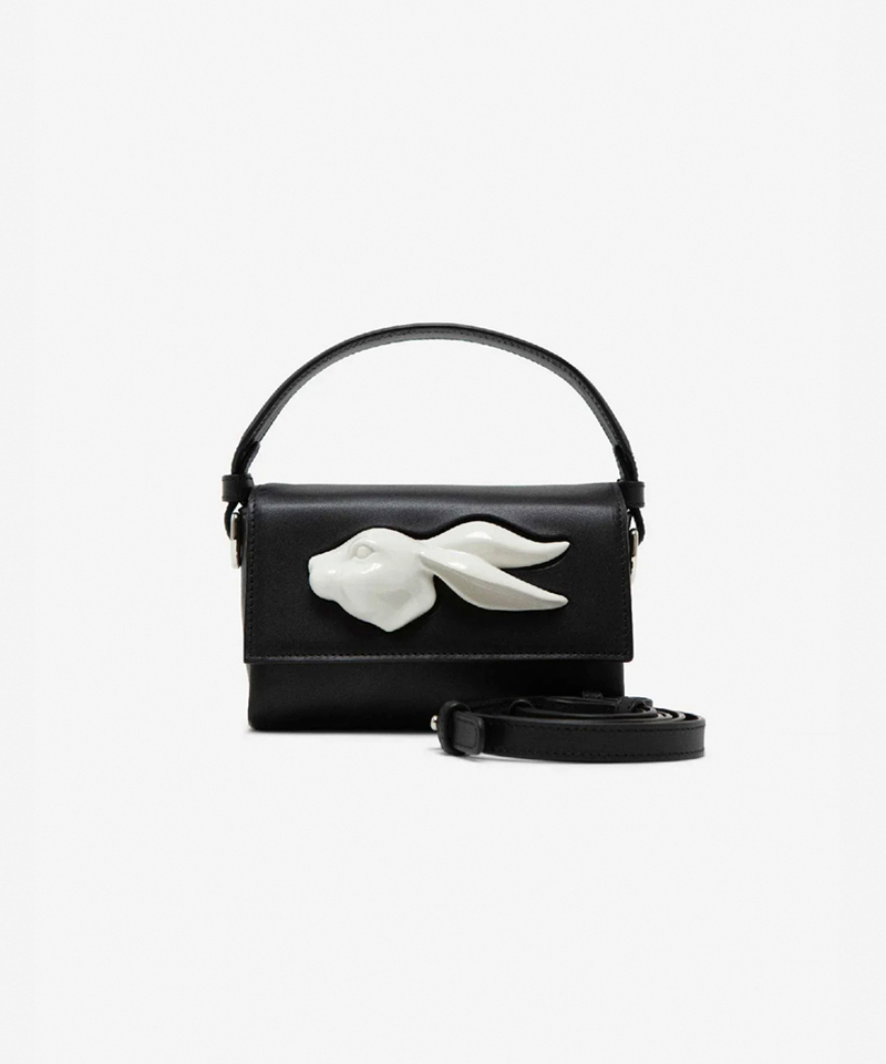 Сумка Flap Mini Rabbit Head Black