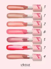 LavelleCollection Блеск для губ глянцевый SUGAR KISS тон 06 коралловый