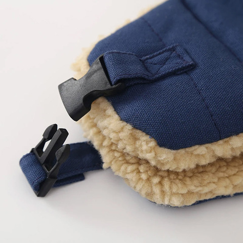 Картинка шапка-ушанка Skully Wear LFM 150_navy canvas - 8