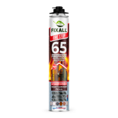 Пена Профессиональная Огнеупорная FIXALL 65 PRO 850мл