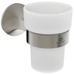Ideal Standard La Dolce Vita T5506GN Стакан с держателем, матовое стекло, для настенного монтажа, с крепежом фото