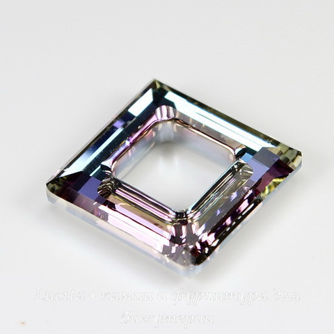 4439 Подвеска Сваровски Square Ring Crystal Vitrail Light  (20 мм) ()