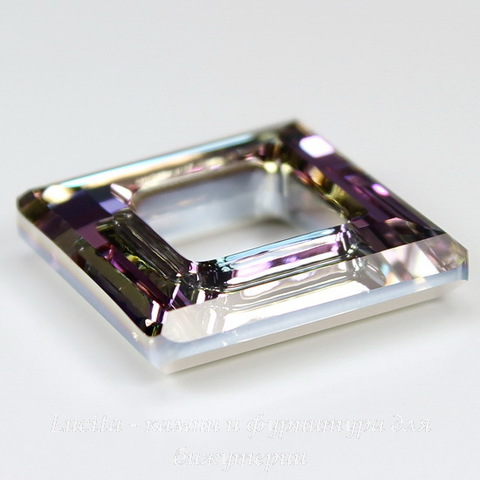 4439 Подвеска Сваровски Square Ring Crystal Vitrail Light  (20 мм) ()
