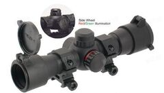 Коллиматорный прицел Leapers Golden Image Quick Aim Electronic Dot Sight c кольцами 25,4 на Weaver