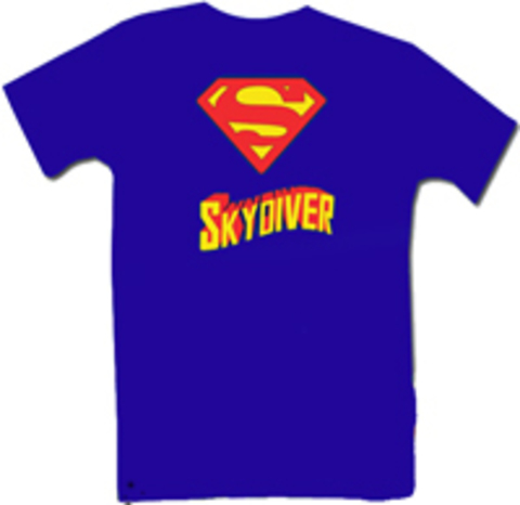 Парашютная футболка Superman Skydiver