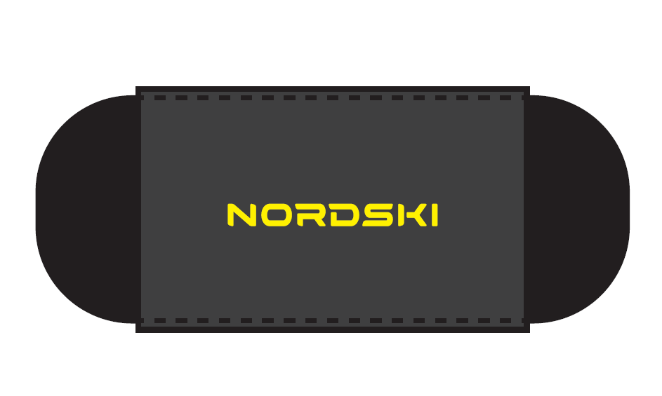Скрепки для лыж Nordski black-yellow - 2