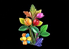 Силиконовый молд Композиция из цветов