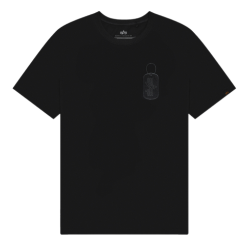 Футболка Alpha Industries Alpha Dog Tag Tee Black (Черный)