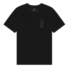 Футболка Alpha Industries Alpha Dog Tag Tee Black (Черный)