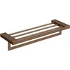 Boheme 10737-BRB Полка для полотенец Qubic Brushed Bronze
