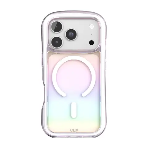 Чехол VLP iPhone 18 Pro Max Bubble Case с MagSafe перламутровый