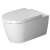 Duravit ME by Starck 45290900A1 (252909+002009) Комплект: подвесной унитаз Rimless 2529090000 + сиденье с мягким закрыванием