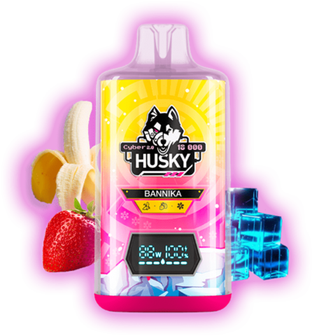 HUSKY CYBER 2.0 18000 Bannika - Банан Клубника лед