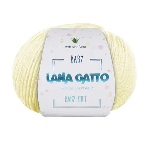 Пряжа Lana Gatto Baby soft 763 лимонный