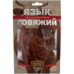Деревенские лакомства язык говяжий 50г