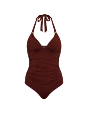 КУПАЛЬНИК СПЛОШНОЙ СО СБОРКОЙ VICTORIA'S SECRET SWIM