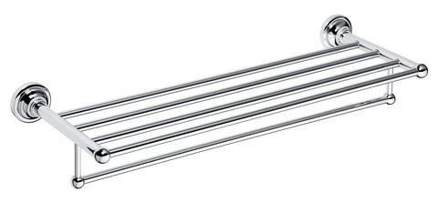 Bemeta Retro 144302092 Полотенцедержатель с полкой, цвет: хром