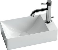 Ceramica Nova Element CN5007 Накладная раковина прямоугольная (отверстие справа), 37.5x21.5, цвет: белый фото