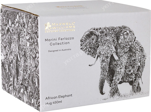 Кружка Maxwell & Williams Африканский слон, 0,45 л - 3